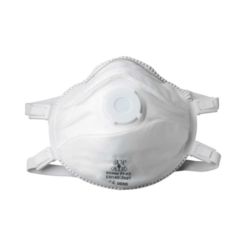 3M masque anti-poussière Aura, en forme de coque, avec valve, FFP3, blister  de 2 pièces sur