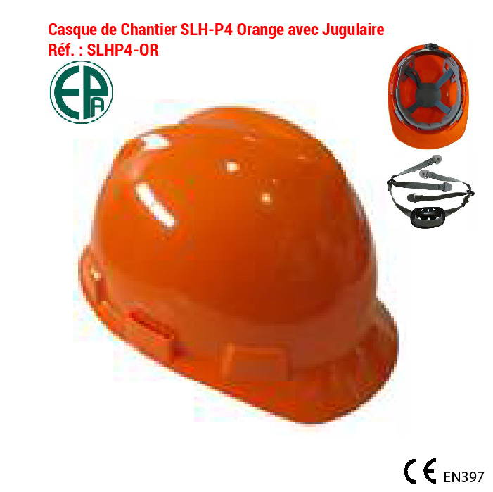 Filet de protection pour chantier orange